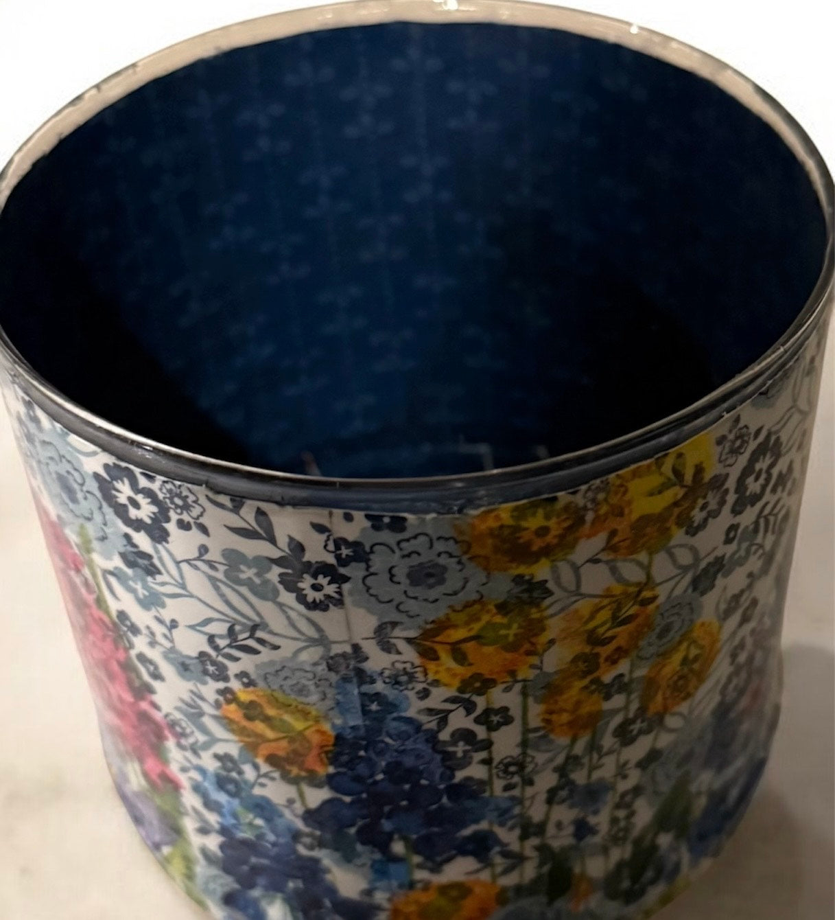 Flowers on Blue