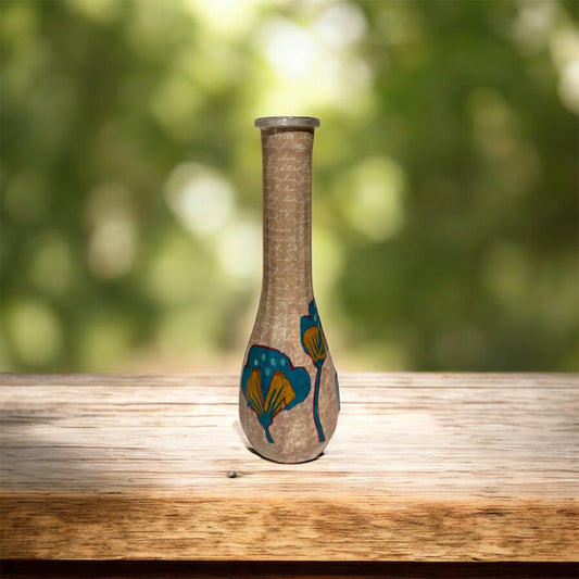 Blue Flower on Bud Vase