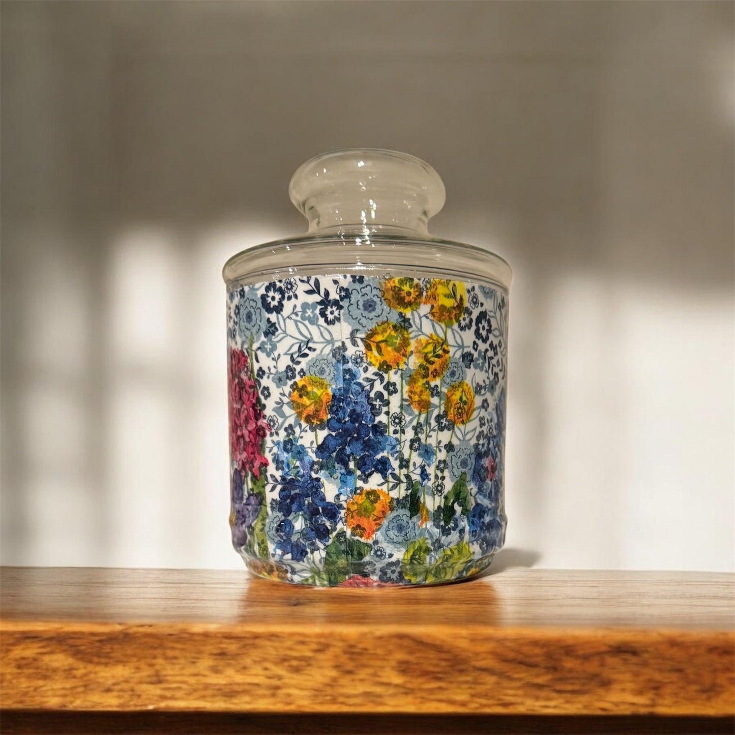 Flowers on Blue