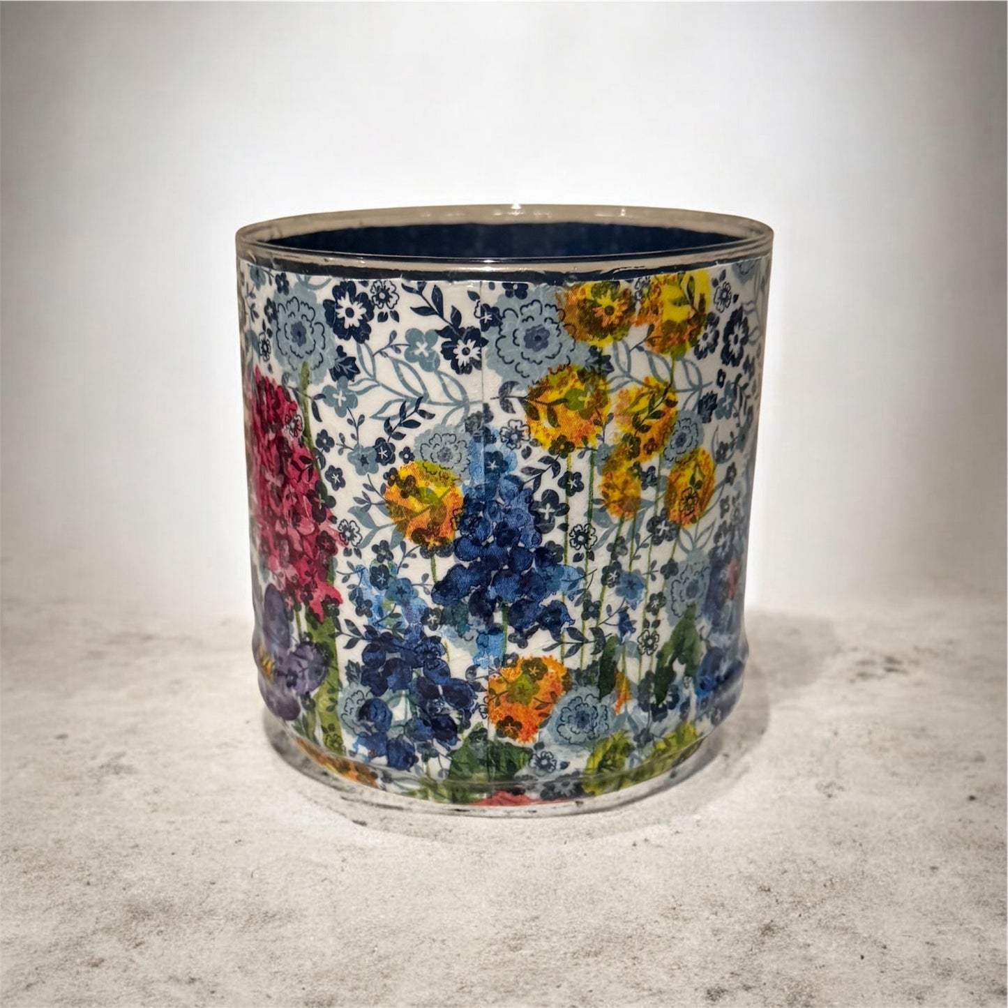 Flowers on Blue
