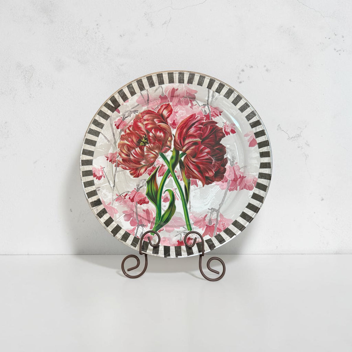 Red Tulip Charger