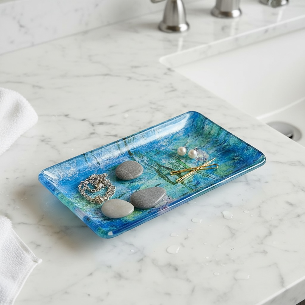 Water Lillies Trinket Dish